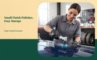 Cordless car polisher for detailing