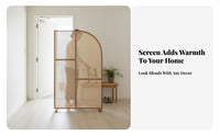 Modern Minimalist design Folding Panel separater Woven Panels Partition Screen Freestanding Room Separator Creates Privacy for Apartment Dwellers, Interior Designers, Office Workers, Entrance Hall, Bedroom