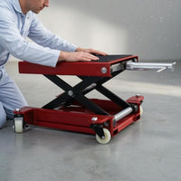 Lift Jack Swivel Casters Motorcycle Lift Jack Rectangular Base for Mechanics