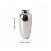 Stainless Steel Vase Mirror Polish Home Decor Sturdy