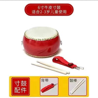 德国品质小鼓打鼓牛皮小孩儿童玩具鼓幼儿园大小鼓敲打鼓堂鼓锣鼓