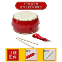 德国品质小鼓打鼓牛皮小孩儿童玩具鼓幼儿园大小鼓敲打鼓堂鼓锣鼓
