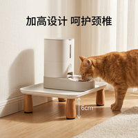 自动喂食器增高架家用宠物吃饭猫粮支架加高护颈喝水底座食盆托盘
