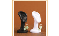 Realistic Human Ear Display Stand Pedestal Base Ear Shaped Earring Stand