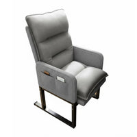 Adjustable High-Spine Recliner Foldable Design Adjustable Spine Rest Lounger Multi-Functional Space Saving for Balcony