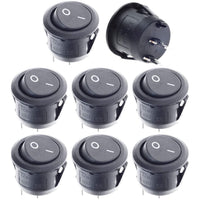 Round Rocker Switch KCD11, 15mm Mounting Hole, 3A, for Home Appliances