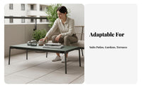 4-Piece Woven Sofa Set Nordic design Outdoor Furniture Easy to Clean Ergonomic Design for Homeowners, Adults