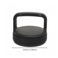 58 Mm Bottle Lid Ribbed Grip Cup Lid with Handle Easy to Clean