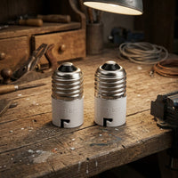 Light Fitting Adapter for E27 to 22mm Bayonet Base Conversion, Single Pack Electrical Adapter for 220V Home Lighting