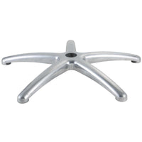 Aluminum Alloy Five-Star Office Chair Base with Brushed Finish