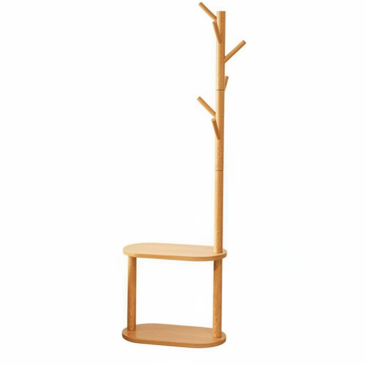 Valet Stand with Shelves Stable Construction Standalsinglestanding Valet Rack