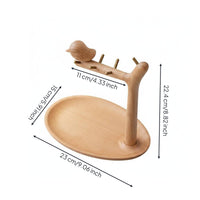 Entryway Valet Tray with Rack Multi-Purpose Desktop Organizer for Bedside