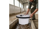 Water-Seal Drain Plug Watertight Drain Plug with Handle Reusable for Pig Farmers, Manure Channels, Barns
