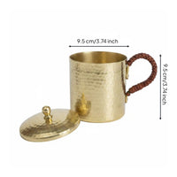 Hammered Copper Mug Handmade Copper Mug Smooth Inside Drinkware for Beer Serving