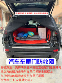 Rear Tailgate Mosquito Net for SUVs and Off-Road Vehicles