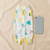 Pet Recovery Suit with Snap Buttons, Two-Legged Korean Style Surgery Suit and Spay Shirt