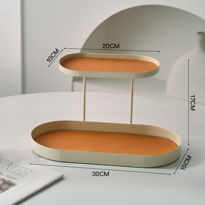 Orange / Oval White