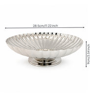 Fruit Bowl with Pedestal Decorative Pedestal Bowl Stable for Dining Table