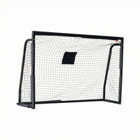 Steel Soccer Goal Rectangular Sports Equipment Heavy Duty