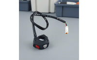 Right-Side Handlebar Switch with Wiring Harness Long-Lasting Ignition-Cutoff Switch Compact Ignition-Cutoff Button Controller Slim for Diy Mechanics