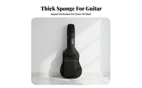 41 Inch Guitar Bag Waterproof Acoustic Guitar Case Water-Resistant Long-Lasting for Travel, Performance