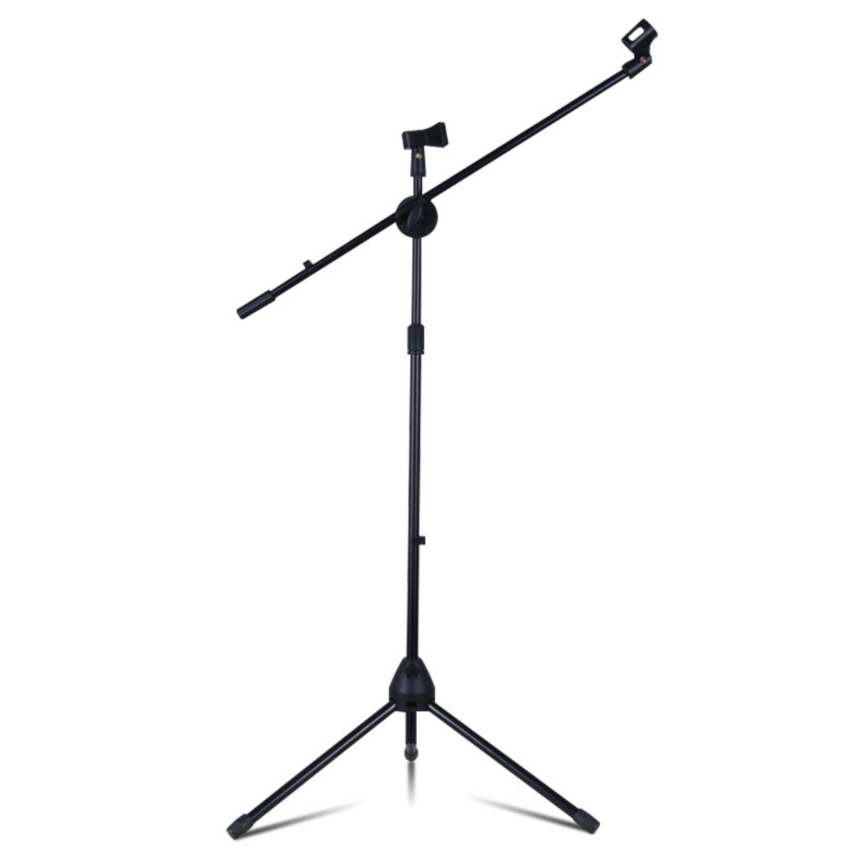 Microphone Stand with Extendable Support Arm Heavy Duty Tripod Microphone Stand Universal for Singers, Speakers, Stage, Studio
