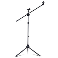 Microphone Stand with Extendable Support Arm Heavy Duty Tripod Microphone Stand Universal for Singers, Speakers, Stage, Studio