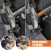 Portable Hand Control Device for Disabled Drivers, Stainless Steel