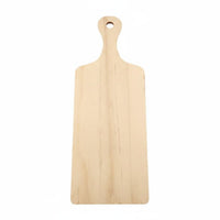 Mini Wooden Cutting Board DIY Project Handle Slicing Board Versatile Mini Wooden Serving Paddle for Crafters, Dining Table, Party