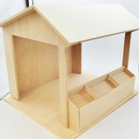 Miniature Wooden Dollhouse DIY Kit - European Style Craft Ornament