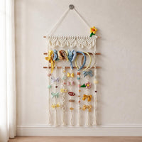 Macrame Hanging Shelf Lightweight Boho Wall Decor Environmentally Conscious