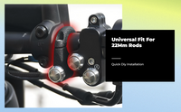 Waterproof alloy motorcycle handlebar