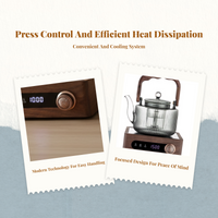 Glass Tea Kettle, Press Control
