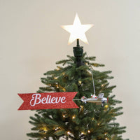 Light-up Rotating Holiday Topper Creates Festive Atmosphere Moving Star Holiday Topper Easy to Assemble for Kids