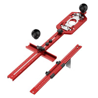 Multifunctional Aluminum Alloy Woodworking Router Base for Trimming, Circle Cutting, and Slotting