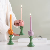 Ceramic Vase Artistic Shape Ceramic Flower Vase Glossy Glaze for Living Room