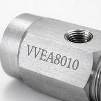 Two-Fluid Gas-Water Mixing Spray Tip, Stainless Steel Fine Mist Misting Nozzle, Low Air Consumption  - Image 10
