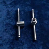 Cue Tip Shaping Press Threaded Billiards Tool Cue Tip Accessory Polished Finish