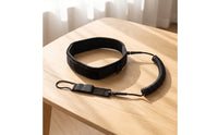 Paddle Board Leash with Belt Elastic Waist Leash with Coiled Cord Comfortable for Surfers, Stand-up Paddleboarding