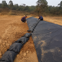 HDPE Geomembrane Pond Liner heavy duty black cuttable for Australian farmers
