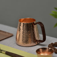 纯铜手工功夫茶具 加厚紫铜分茶器公道杯