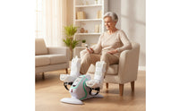 Compact Electric Pedal Exerciser with Controller Control Adjustable Resistance Rehabilitation Pedal Exerciser Quiet Exercise Bike with Controller Control Smooth for Seniors