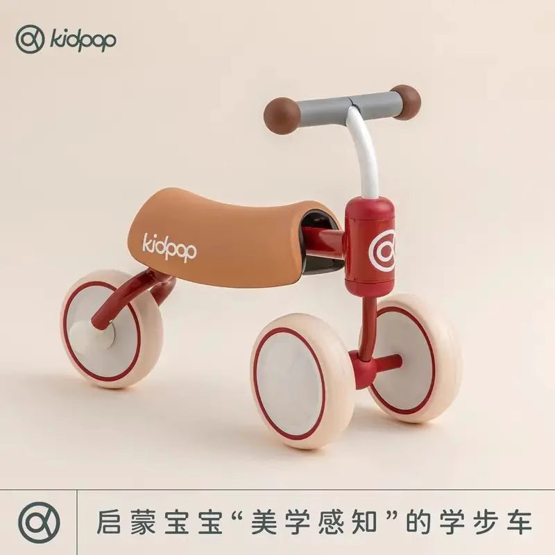 Kidpop儿童平衡车1-3岁入门学步车宝宝滑步车婴儿周岁礼物防o型腿