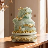 Auspicious Creature Statue Figurine Housewarming Gift Detailed Craftsmanship House Decoration