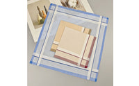 Satin Stripe Cotton Hankie Absorbent Men's Cotton Handkerchief Washable