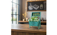 Chalkboard Planter Box Sturdy Tabletop Display Planter Easy to Arrange for Table