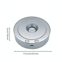 LED Rotating Display Stand Circular Rotating Display Base Smooth for Collectors