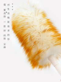 钢琴专用可伸缩可水洗羊毛除尘掸家用扫灰不掉毛清洁工具 鸡毛掸