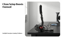 Plug and Play PC Handbrake | Rigid Metal Construction, 16-Bit, PC Handbrake with Mounting Hardware, for Drifting Games