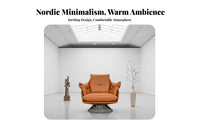 Cantilever Armchair Nordic Inspired Lounge Chair Designer-Inspired Modern Appearance for Residents, Adults, Bedroom
